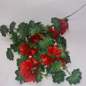 Lot Of 2 Vintage Geranium Picks In Red